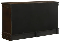 Louis Philippe 4-piece Eastern King Bedroom Set Cappuccino - 202411KE-S4