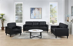 Ruth Upholstered Track Arm Accent Chair Black - 508363