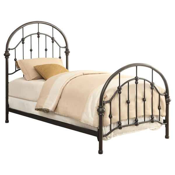 Rowan Metal Full Open Frame Bed Dark Bronze - 300407F