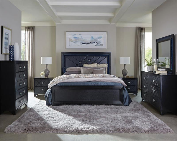 Penelope 5-drawer Bedroom Chest Midnight Star - 223575