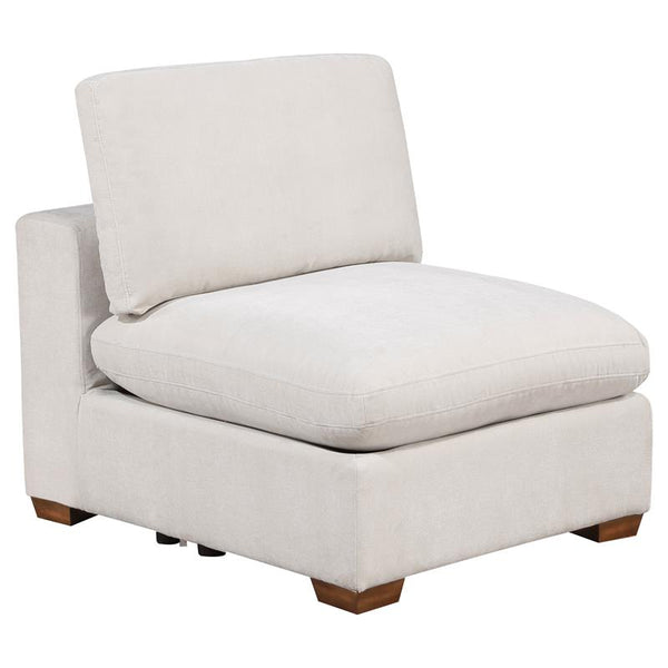 Lakeview Upholstered Armless Chair Ivory - 551461