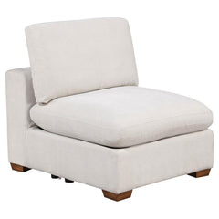 Lakeview Upholstered Armless Chair Ivory - 551461