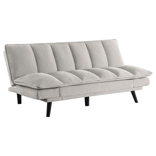 Laredo Upholstered Tufted Convertible Sofa Bed Light Grey - 360017