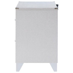 Larue 2-drawer Nightstand Silver - 224492