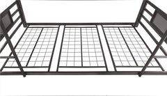 Rogen Metal Twin Triple Bunk Bed Dark Bronze - 460394T