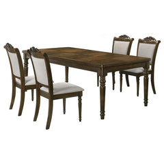Willowbrook 5-piece Rectangular Dining Table Set Walnut - 108111-S5
