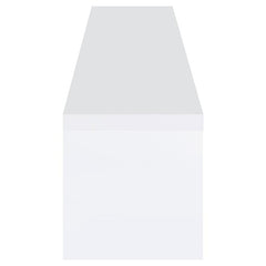 Jude 2-drawer Engineered Wood 71" TV Stand High Gloss White - 704251