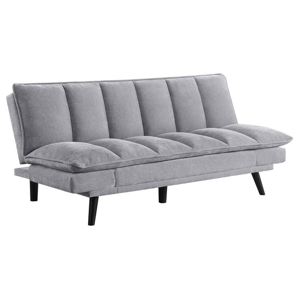 Laredo Upholstered Tufted Convertible Sofa Bed Grey - 360018