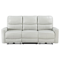 Greenfield Upholstered Power Reclining Sofa Ivory - 610261P