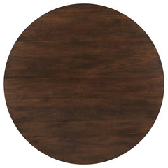 Everton 5-piece Round 54-inch Dining Table Set Walnut - 108891-S5