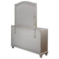 Bling Game 7-drawer Dresser with Mirror Metallic Platinum - 204183M