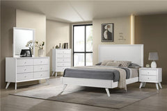 Janelle 5-piece California King Bedroom Set White - 223651KW-S5