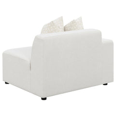 Freddie Upholstered LAF Chair Pearl - 551644LAF