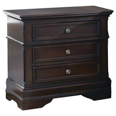 Cambridge 3-drawer Rectangular Nightstand Cappuccino - 203192