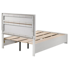 Miranda Wood Full Storage Panel Bed White - 205111F