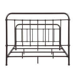 Livingston Metal Eastern King Open Frame Bed Dark Bronze - 300399KE