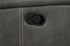 Raelynn Upholstered Track Arm Motion Sofa Grey - 603191