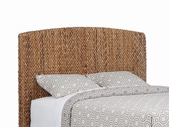 Laughton Woven Banana Leaf Queen Panel Headboard Amber - 300501QB1
