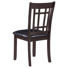 Lavon 5-piece Dining Room Set Espresso and Black - 102671-S5