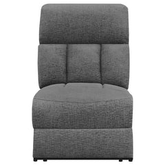 Bahrain 5-piece Upholstered Home Theater Seating Charcoal - 609541T
