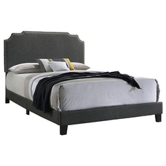 Tamarac Upholstered Eastern King Panel Bed Grey - 310063KE