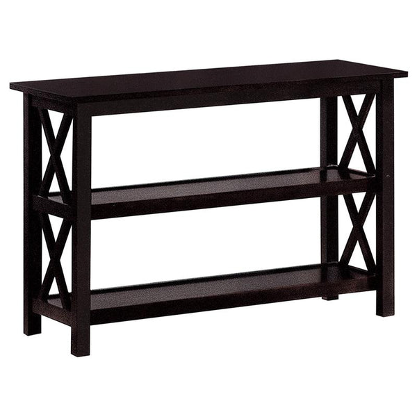 Rachelle 2-shelf Wood Entryway Console Table Deep Merlot - 5910