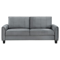 Davis Upholstered Rolled Arm Sofa Grey - 509634