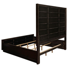 Durango Wood Queen Panel Bed Smoked Peppercorn - 223261Q