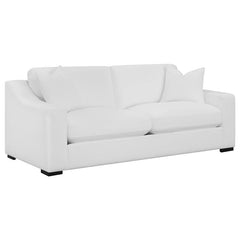 Ashlyn Upholstered Sloped Arm Sofa White - 509891