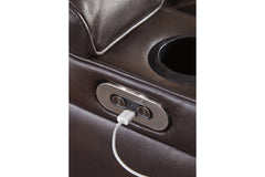 Warnerton Power Reclining Loveseat with Console - 7540718