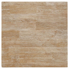 Hollis Square Wood End Table With Shelf Brown and White - 708097