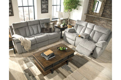 Mitchiner Reclining Sofa with Drop Down Table - 7620489