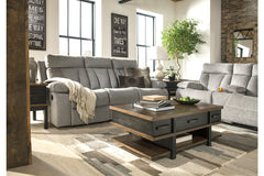 Mitchiner Reclining Sofa with Drop Down Table - 7620489