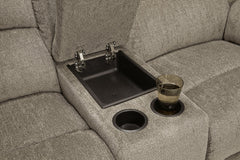 Draycoll Power Reclining Loveseat with Console - 7650596