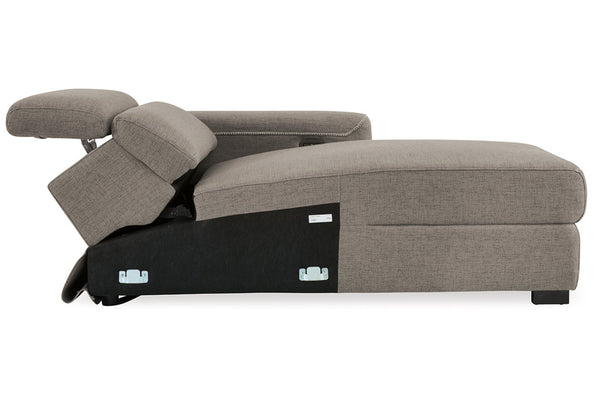 Mabton Right-Arm Facing Power Reclining Back Chaise - 7700597