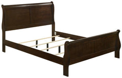 Louis Philippe 4-piece Eastern King Bedroom Set Cappuccino - 202411KE-S4