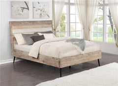 Marlow Wood California King Panel Bed Rough Sawn Multi - 215761KW