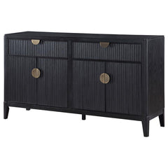 Brookmead 2-drawer Sideboard Buffet with Storage Cabinet Black - 108235