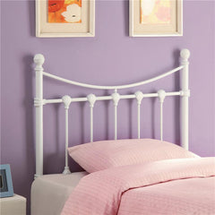 Marie Metal Twin Open Frame Headboard White - 450101T