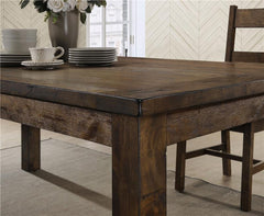 Coleman Rectangular Dining Table Rustic Golden Brown - 107041