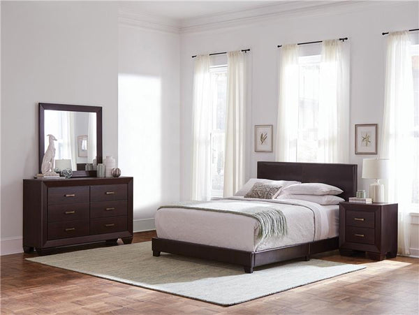Dorian 4-piece Twin Bedroom Set Dark Cocoa - 300762T-S4
