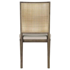 Matisse Woven Rattan Back Dining Side Chair Brown (Set of 2) - 108312