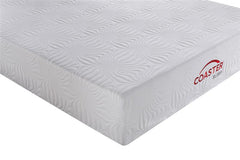 Ian 12" Eastern King Memory Foam Mattress White - 350065KE