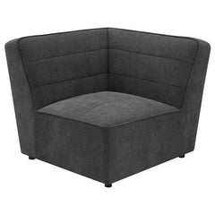 Sunny Upholstered Corner Chair Dark Charcoal - 552082
