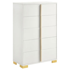 Marceline 5-piece Full Bedroom Set White - 222931F-S5