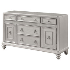 Bling Game 5-drawer Dining Server Metallic Platinum - 106475