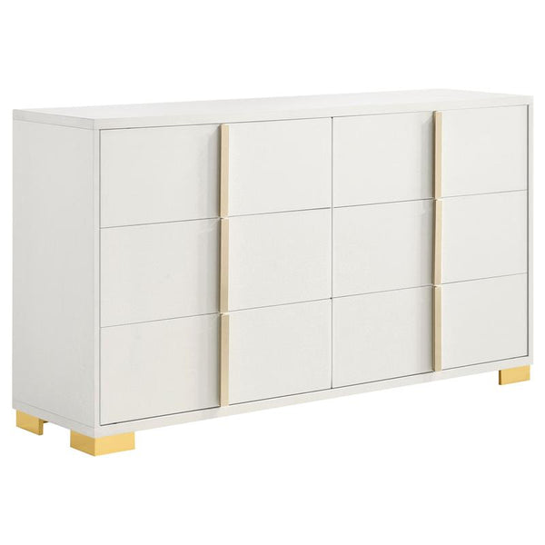 Marceline 6-drawer Dresser White - 222933