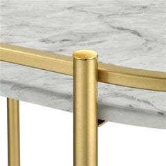 Desiree 2-tier Bar Cart with Casters Gold - 181377
