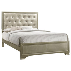 Beaumont Wood Queen Panel Bed Champagne - 205291Q