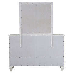 Sandy Beach 11-drawer Dresser with Mirror Cream White - 201303M